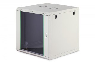 Szafa sieciowa wisząca Dynamic 19" 12U rack 607x600x600mm, drzwi szyba, szara, niezłożona, 60kg Digitus