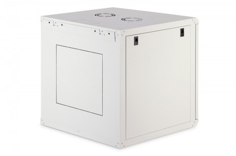 Szafa sieciowa wisząca Dynamic 19" 12U rack 607x600x600mm, drzwi szyba, szara, niezłożona, 60kg Digitus