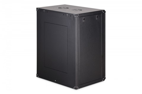 Szafa sieciowa wisząca Dynamic 19" 16U rack 785x600x450mm, drzwi szyba, czarna, niezłożona, 60kg Digitus
