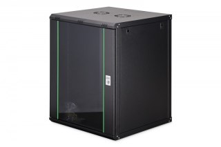 Szafa sieciowa wisząca Dynamic 19" 16U rack 785x600x600mm, drzwi szyba, czarny, niezłożona, 60kg Digitus