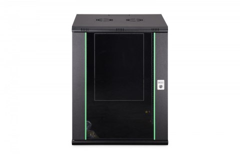 Szafa sieciowa wisząca Dynamic 19" 16U rack 785x600x600mm, drzwi szyba, czarny, niezłożona, 60kg Digitus