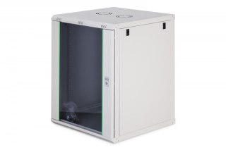 Szafa sieciowa wisząca Dynamic 19" 16U rack 785x600x600mm, drzwi szyba, szary, niezłożona, 60kg Digitus