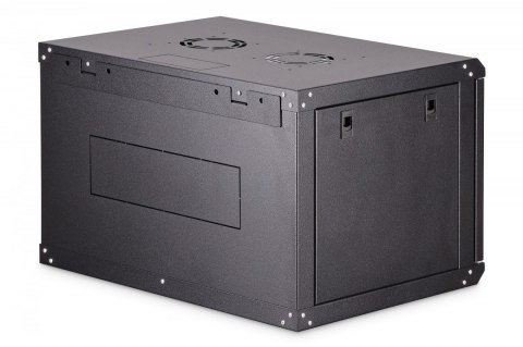 Szafa sieciowa wisząca Dynamic 19" 7U rack 385x600x450mm, drzwi szyba, czarna, niezłożona, 60kg Digitus