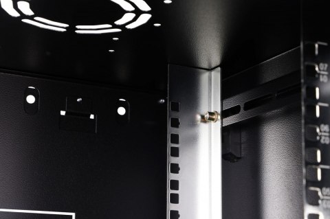 Szafa sieciowa wisząca Dynamic 19" 7U rack 385x600x450mm, drzwi szyba, czarna, niezłożona, 60kg Digitus