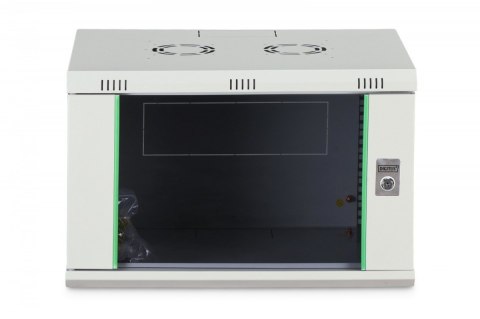 Szafa sieciowa wisząca Dynamic 19" 7U rack 385x600x450mm, drzwi szyba, szara, niezłożona, 60kg Digitus
