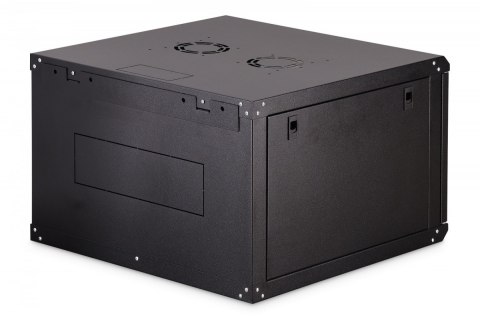 Szafa sieciowa wisząca Dynamic 19" 7U rack 385x600x600mm, drzwi szyba, czarna, niezłożona, 60kg Digitus