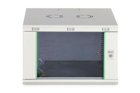 Szafa sieciowa wisząca Dynamic 19" 7U rack 385x600x600mm, drzwi szyba, szara, niezłożona, 60kg Digitus