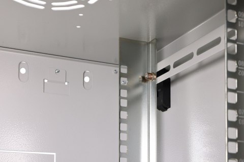 Szafa sieciowa wisząca Dynamic 19" 9U rack 474x600x450mm, drzwi szyba, szara, niezłożona, 60kg Digitus