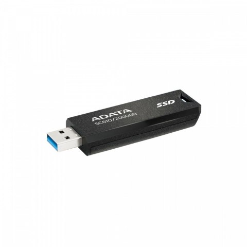Dysk SSD zewnętrzny SC610 2000 GB USB3.2A Gen2 czarny Adata