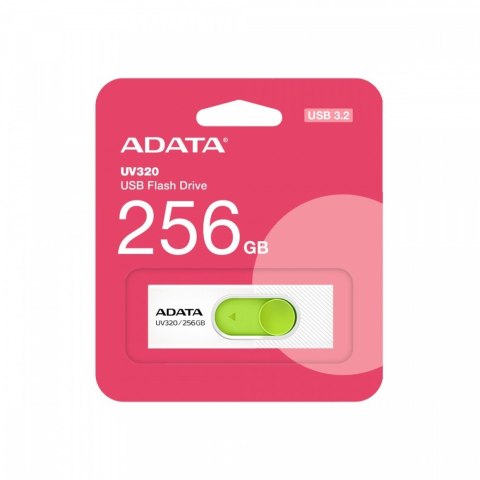 Pendrive UV320 256GB USB3.2 biało-zielony Adata