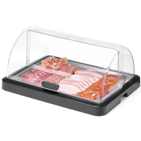 Witrynka do ekspozycji potraw chłodzona wkładami 46x35x22cm - UNIQ Hendi 871805 Hendi