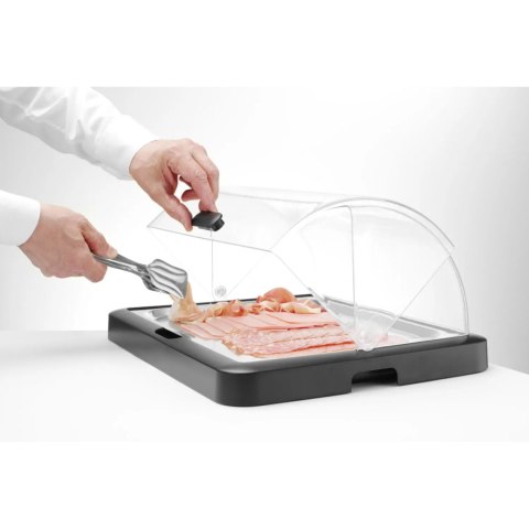 Witrynka do ekspozycji potraw chłodzona wkładami 46x35x22cm - UNIQ Hendi 871805 Hendi