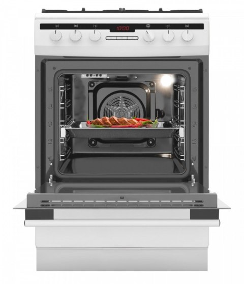 Kuchnia gazowo-elektryczna 617GEH3.33HZpTaDpA(W) PIZZA Amica