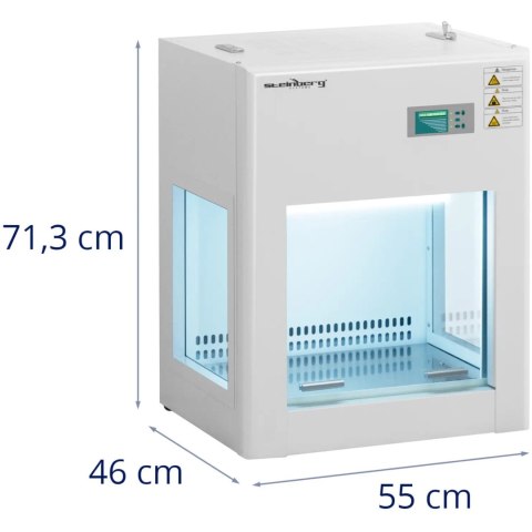 Komora laminarna laboratoryjna do sterylnej pracy 480 x 340 x 370 mm 110 W Steinberg Systems