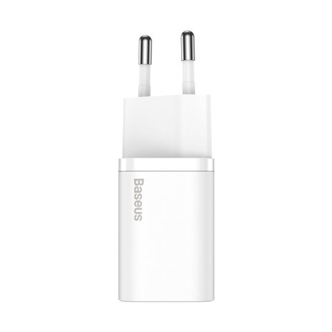 Super szybka ładowarka sieciowa Si 1C USB-C 30W PD QC biały BASEUS