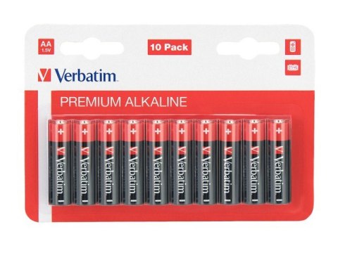 Bateria Alkaliczna LR6 (AA)(10szt. blister) Verbatim