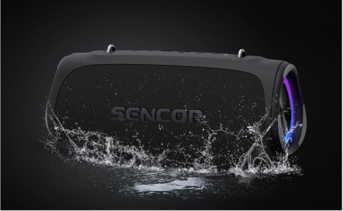 Głośnik bluetooth Resonex Midi Moc 80W, IPX7, TWS(99szt.), LED Sencor