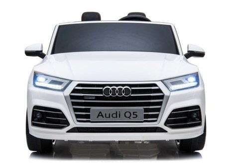 Pojazd na Akumulator Nowe Audi Q5 2-osobowe Białe LEAN CARS