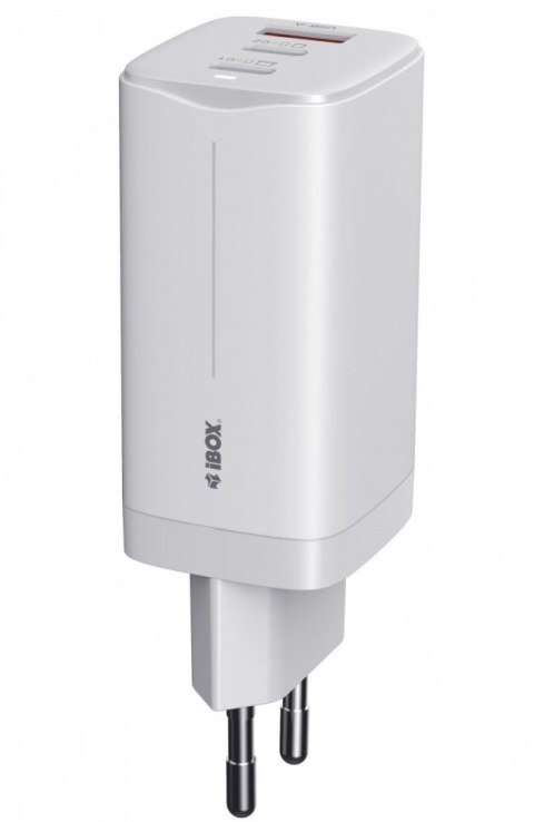 Ładowarka sieciowa ILUC65 GaN 65W USB-C biała IBOX