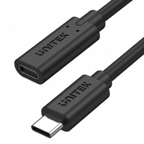 Przedłużacz USB-C 3.1 10Gbps; 4K; PD 100W; M/F; 1m; C14086BK-1M Unitek