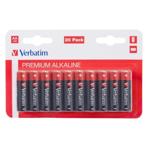 Baterie AA / LR06 1,5 V 20-pack 49877 Verbatim