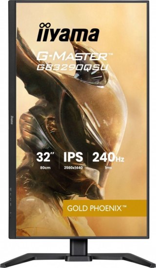Monitor 32 cale GB3290QSU-B1 1ms,IPS,240Hz,2xHDMI,DP,400cd,1000:1, USB HUBx4, 2x2W, HAS, IIYAMA