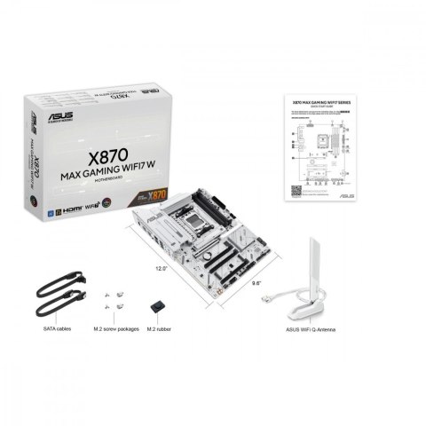 Płyta główna X870 MAX GAMING WiFi7 W AM5 4DDR5 HDMI/USB-C Asus