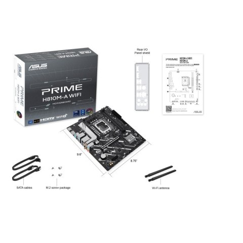 Płyta główna PRIME H810M-A WIFI s1851 XDDR5 USBC mATX Asus