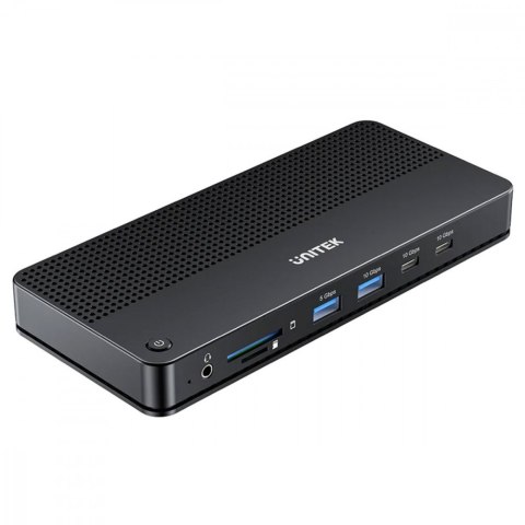 Stacja dokująca 13w1 USB-C, HDMI 2.1,DP 2.0,RJ45,10GBPs;D1104A01 Unitek