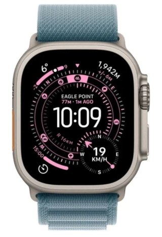 Watch Ultra 3 GPS + Cellular 49mm Koperta 49 mm z tytanu w kolorze naturalnym Opaska Alpine w kolorze jasnoniebieskim - rozmiar Apple