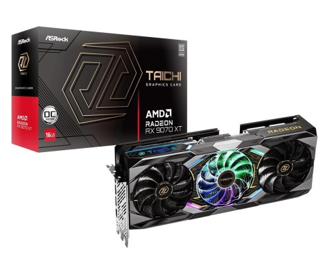 Karta graficzna Radeon RX 9070 XT Taichi 16GB ASRock