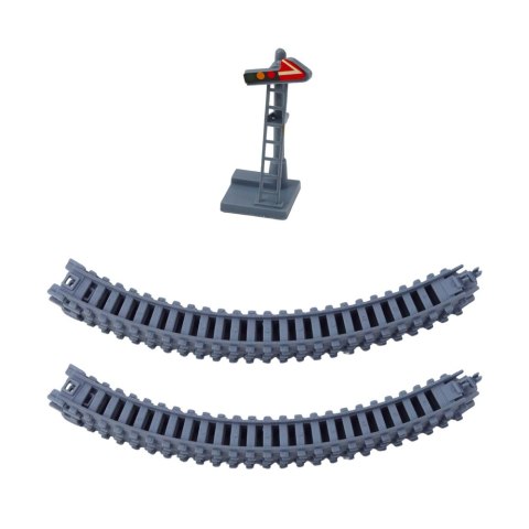 Pociąg Pośpieszny Elektryczny City Express Kolejka Tory 13 el. LEAN Toys