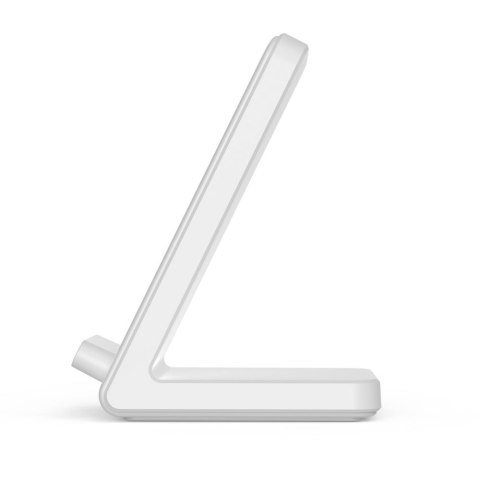 Ładowarka bezprzewodowa do smartfona w formie stojaka 15W - biała Tech-Protect