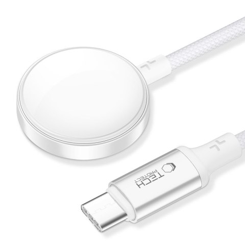 Ładowarka indukcyjna do Apple Watch USB-C 3W 1m - biała Tech-Protect