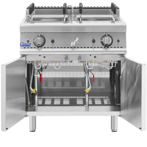 Warnik do makaronu makaroniarka na gaz propan butan / LPG / ziemny 4 x 4 kW Royal Catering