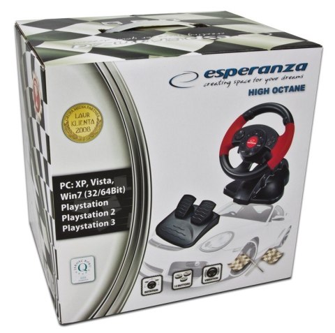 KIEROWNICA EG103 PC/PS3 VIBRATION FORCE Esperanza