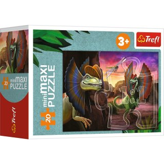 Puzzle - miniMaxi - 20 - Poznaj świat dinozaurów - Trefl 56036 Trefl Puzzle