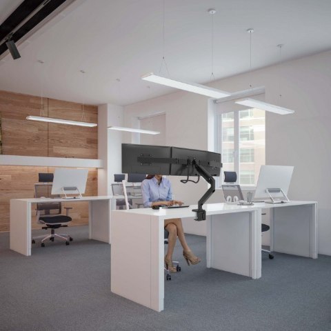 Ramię regulowane na 3 monitory 17 - 27 cali 6kg Gembird