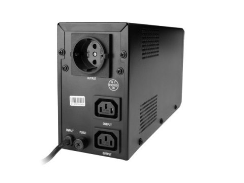 UPS LINE-INTERACTIVE 650VA 2X IEC, 1X SCHUKO 230V, LCD Gembird