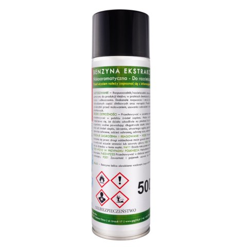 Benzyna ekstrakcyjna w aerozolu B-MAX Spray 500ML GSG24