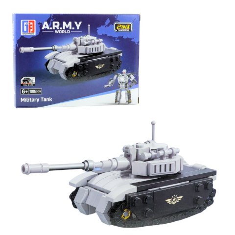 Klocki Konstrukcyjne Armia Wojsko Militarne Środki Transportu Robot 2w1 LEAN TOYS