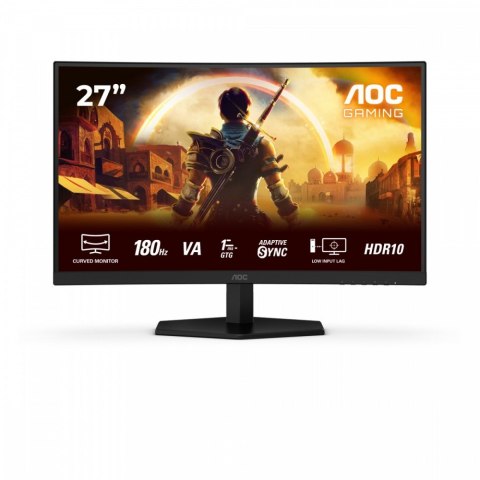 Monitor C27G42E 27 cali 180Hz Curved VA HDMIx2 DP AOC