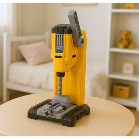 Warsztat Małego Majsterkowicza Wiertarka Stołowa Narzędzia Akcesoria 18 el. LEAN Toys