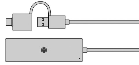 Hub IB-HUB1424-C3 4-Port USB Typ-A, złącze Typ-C/A IcyBox