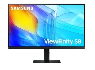 Monitor 27 cali ViewFinity S80D IPS 3840x2160 UHD 16:9 1xHDMI 1xDP 3xUSB 3.0 5ms PinP/PbyP 60Hz HAS+PIVOT płaski 3YOn-Site (LS27 Samsung
