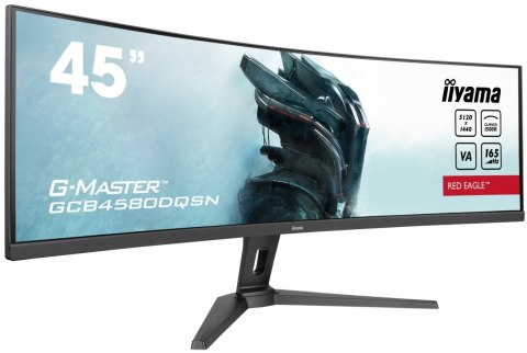 Monitor 45 cali G-Master GCB4580DQSN-B1, VA,DQHD,165HZ,USB-C-DOCK,RJ45,32:9, 1500R,450cd/m2,3000:1,0.8ms,3xUSB,2xHDMI,1xDP,2x3W IIYAMA