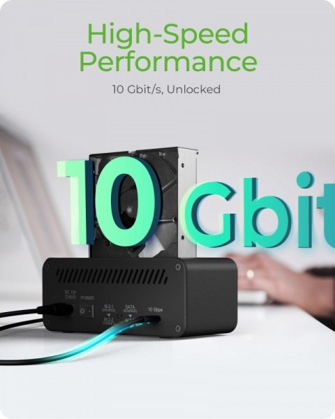 Stacja dokująca IB-2924MSCL-C31 Docking & CloneStation 1x 2,5"/3,5" do 1x M.2 NVMe & M.2 NVMe do M.2 NVMe IcyBox