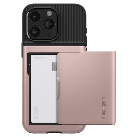 Etui case na iPhone 15 Pro Max Slim Armor CS - różowe SPIGEN