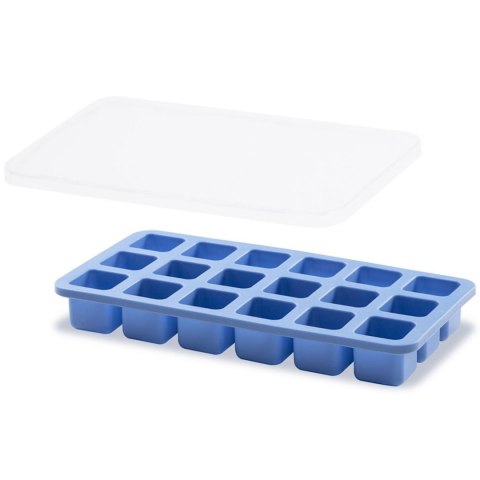 Forma do kostek lodu silikonowa z pokrywką 18 x KOSTKI MINI Bar Up