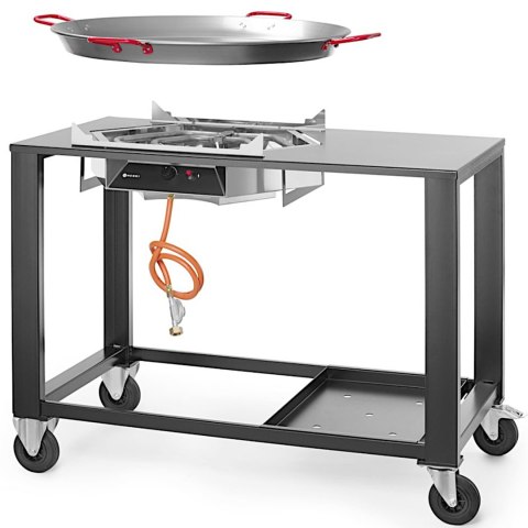 Grill gazowy z patelnią do paelli śr. 80 cm FIESTA XL 7 kW Hendi